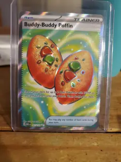 Buddy - Buddy Poffin 167/132 Mega Evolution Secret Rare Full Art Pokemon - Image 1