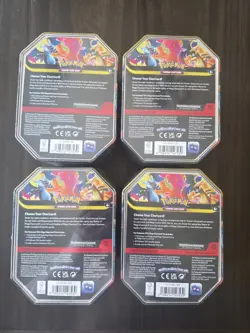 Pokemon TCG Mega Charizard X and Mega Charizard Y Tins Sealed Lot Of 4 - Image 2