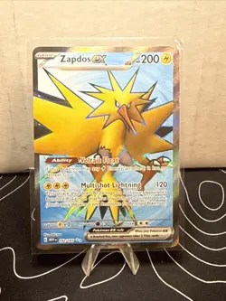 Pokemon Card Zapdos ex 192/165 Ultra Rare Scarlet & Violet 151 Near Mint - Image 1