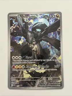 N's Zekrom 031 Me: Mega Evolution Promo NOT SEALED Full Art Pokemon Card - Image 1