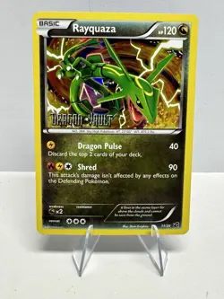 Rayquaza - 11/20 - Pokemon Dragon Vault Holo STAMPED 2012 LP - Image 3