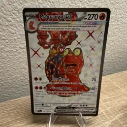 Pokemon Magcargo ex Tera SV06: Twilight Masquerade 191/167 Ultra Rare Holo - Image 3