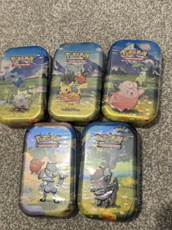 Pokemon TCG: Ascended Heroes Mini Tins x5 –Full Art Set – New & Sealed fastship - Image 3