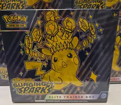 Pokemon Surging Sparks ETB Elite Trainer Box (FACTORY SEALED) TCG New - Image 1