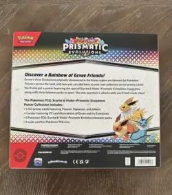 Pokemon Scarlet & Violet Prismatic Evolutions Poster Collection (SEALED) - Image 2