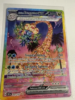 Pokemon Alolan Exeggutor EX 242/191 Surging Sparks Holo 300 HP Special Rare EN - Image 1