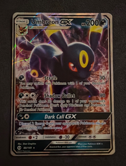 Pokemon TCG Umbreon GX 80/149 Sun & Moon Full Art (NMT) - Image 1