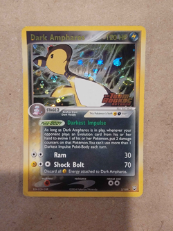 Pokemon Dark Ampharos 2/109 Reverse Foil Holo Rare EX Team Rocket - Image 1