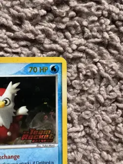 Pokemon TCG Delibird 21/109 - Team Rocket Returns - Reverse Holo Stamped - MP - Image 3