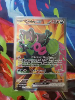 Pokemon - Okidogi ex 082/064 - SV Shrouded Fable - Full Art Textured - NM - Image 1