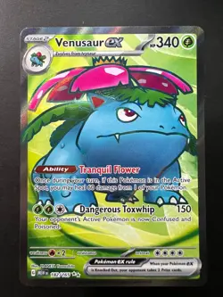 Pokemon TCG Venusaur ex Scarlet & Violet - 151 182/165 Holo Ultra Rare NM - Image 2