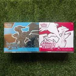 Pokemon Center Black Bolt White Flare ✅SHIPS TODAY‼ Elite Trainer Box ETB - Image 1