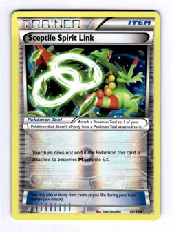 Sceptile Spirit Link XY - Ancient Origins #80 Uncommon Reverse Holo NM Pokemon - Image 1