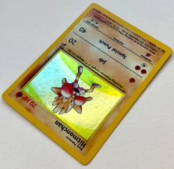 Hitmonchan 8/130 Base Set 2 Holo SWIRL WOTC 2000 Pokemon LP - Image 4