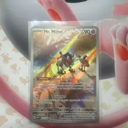 Mr. Mime 179/165 Pokemon TCG SV: Scarlet & Violet 151 Illustration Rare NM - Image 1
