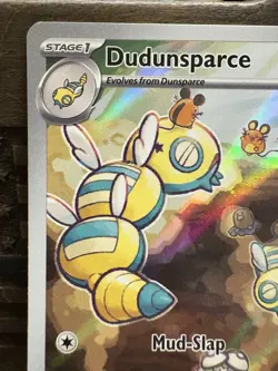Pokemon TCG English Card Paldea Evolved Dudunsparce Full Art 229/193 Holo NM - Image 2