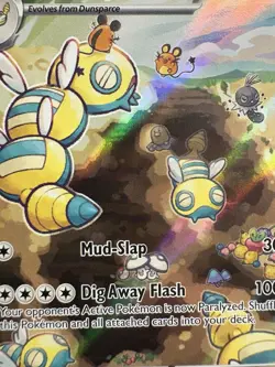 Pokemon TCG English Card Paldea Evolved Dudunsparce Full Art 229/193 Holo NM - Image 4