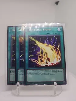 Yugioh Lightning storm MZMU-EN116 x3 - Image 1