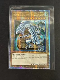 Yu-Gi-Oh! TCG Blue-Eyes White Dragon (Quarter Century Secret Rare) - LC01-EN004 - Image 2