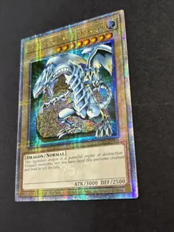 Yu-Gi-Oh! TCG Blue-Eyes White Dragon (Quarter Century Secret Rare) - LC01-EN004 - Image 4