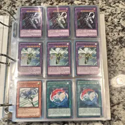 Konami Yu-Gi-Oh! TCG Binder Collection Elemental HERO Stratos Clayman Avian Lot - Image 1