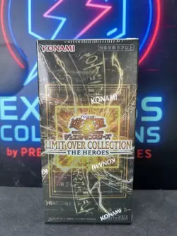 Asia edition Yu-Gi-Oh Japanese LIMIT OVER COLLECTION THE HEROES 1 Box Sealed - Image 1