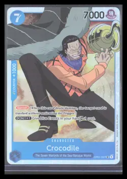 One Piece Romance Dawn CROCODILE OP01-067 SR Foil NM English NOCO - Image 1