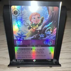Disney Lorcana TCG Winterspell Anna - Little Sister Epic Foil - Image 1