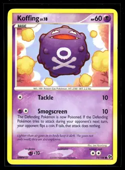 2008 Diamond & Pearl - Great Encounters Koffing #74 Non Holo Pokemon Card - Image 1