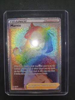 Pokemon TCG Lot of 5 SWSH Rainbow Secret Rare Trainer Cards NM English Marnie - Image 4