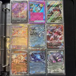 Pokemon Card Lot of 45 Binder Collection , V Max, EX, Holo, Trainer - Image 3