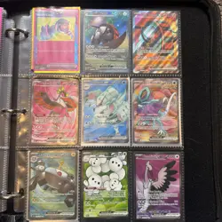 Pokemon Card Lot of 45 Binder Collection , V Max, EX, Holo, Trainer - Image 5