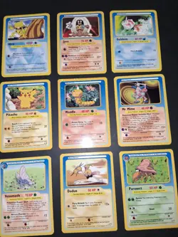 Pokemon Lot Funskool Very Rare Pikachu 9 Cards Total - Image 1