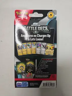 Pokemon TCG Ampharos ex Battle Deck 60 Cards Level 1 Ages 6+ New Sealed Box - Image 2