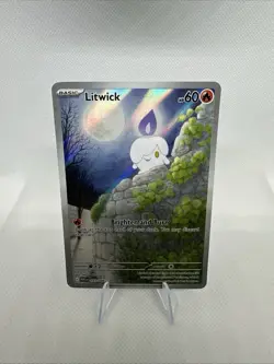 Litwick 101/086 Pokemon TCG SV White Flare Illustration Rare Card - Image 1