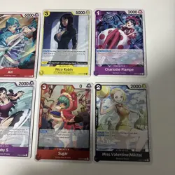One Piece TCG Lot of 8 Cards One Piece Heroines Edition English NM Condition - Image 3
