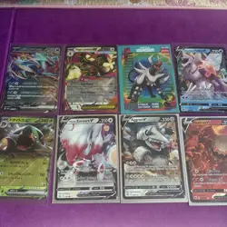 HOLO!!! Pokemon Card Lot 70+TCG Cards. V Star,EX,V, and more. with new deck box! - Image 1