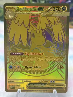 Pokemon Mega Dragonite EX Full Art card 295/217 - Image 1