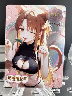 Yuuki Asuna CAT-03 Femme Fatale Goddess Story Anime Waifu Card - Image 2