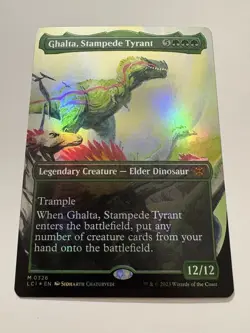 Ghalta, Stampede Tyrant (Borderless) The Lost Caverns of Ixalan Foil - Image 1