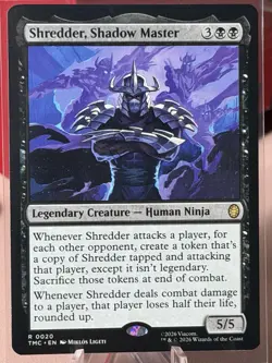 Shredder, Shadow Master TMNT Magic the Gathering MTG - Image 1