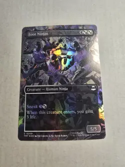 Foot Ninjas (Borderless) #0209 FOIL Teenage Mutant Ninja Turtles NM ENG MTG - Image 1