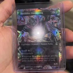 Shredder, Unrelenting (Borderless) [Teenage Mutant Ninja Turtles] FOIL - M/NM - Image 1