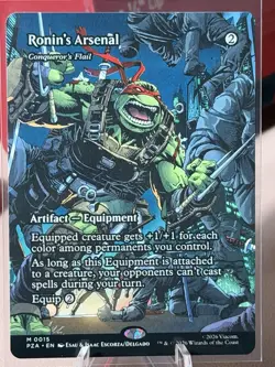 Ronin's Arsenal Conqueror's Flail (Borderless) Teenage Mutant Ninja Turtles MTG - Image 1