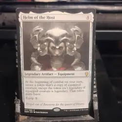 Magic: The Gathering Helm of the Host Dominaria Rare Artifact 217/269 2018 - Image 1