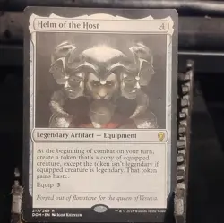 Magic: The Gathering Helm of the Host Dominaria Rare Artifact 217/269 2018 - Image 3