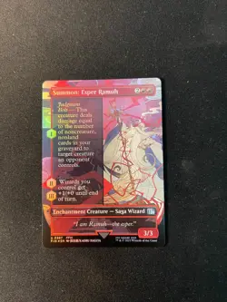 Summon: Esper Ramuh (0367) Borderless Foil NM/M MTG Final Fantasy - Image 1