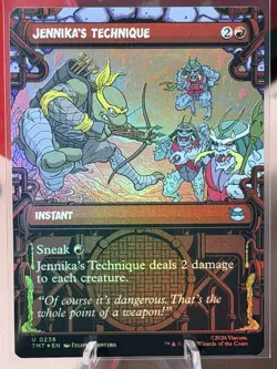 Jennika's Technique FOIL SEWER Showcase Teenage Mutant Ninja Turtles - MtG TMNT - Image 1