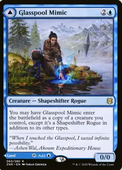 X 1 Glasspool Mimic NM-M Zendikar Rising 060 MTG Magic the Gathering - Image 1