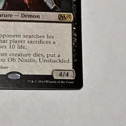 MTG Ob Nixilis, Unshackled - Magic 2014 #110 - Image 4
